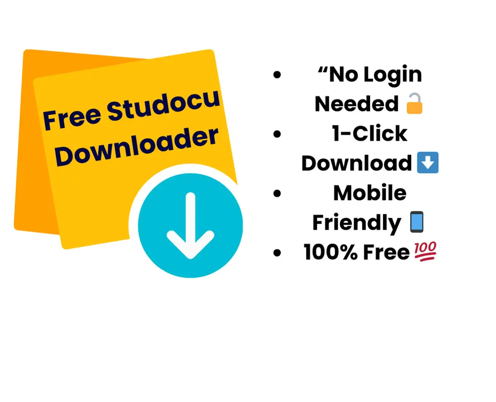 Studocu Downloader without login